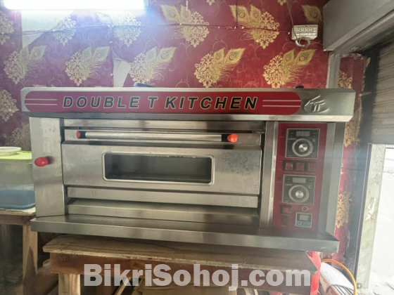 Electric + Gas Pizza Oven – গ্যাস সিলিন্ডারসহ